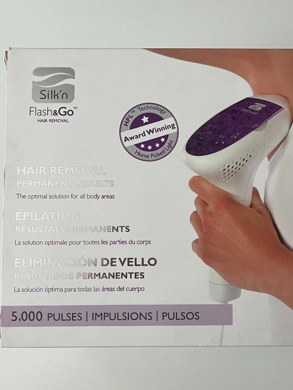 Silk'n Flash & Go Hair Removal Device